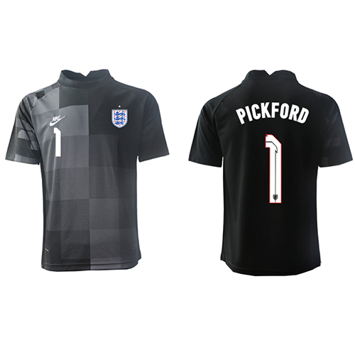 Anglie Jordan Pickford #1 Brankářské Domácí Dres MS 2022 Krátkým Rukávem